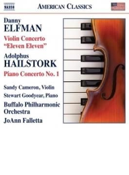 エルフマン：ヴァイオリン協奏曲、ヘイルストーク：ピアノ協奏曲第1番　ジョアン・ファレッタ＆バッファロー・フィル、サンディ・キャメロン、スチュワート・グッドイヤー