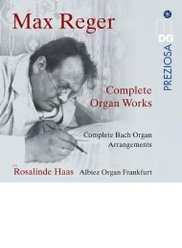 オルガンのための作品全集、バッハのオルガンのための編曲作品全集　ロザリンデ・ハース（14CD）