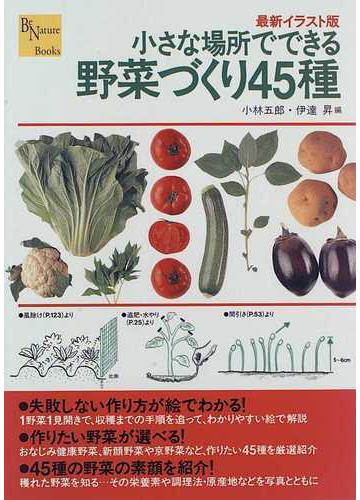 小さな場所でできる野菜づくり４５種 最新イラスト版の通販 小林 五郎 伊達 昇 紙の本 Honto本の通販ストア