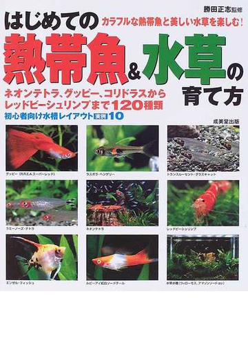 はじめての熱帯魚 水草の育て方 カラフルな熱帯魚と美しい水草を楽しむ の通販 勝田 正志 紙の本 Honto本の通販ストア