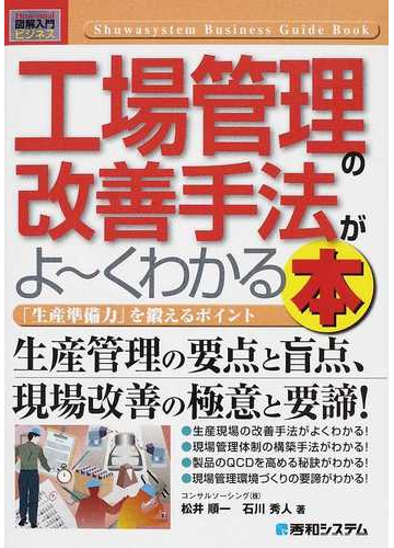 工場管理の改善手法がよ くわかる本 生産準備力 を鍛えるポイントの通販 松井 順一 石川 秀人 紙の本 Honto本の通販ストア