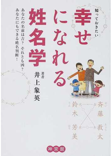 知っておきたい幸せになれる姓名学 あなたの名前は吉 それとも凶 あなたにもできる姓名判断 の通販 井上 象英 紙の本 Honto本の通販ストア