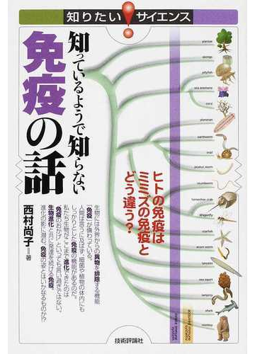 知っているようで知らない免疫の話 ヒトの免疫はミミズの免疫とどう違う の通販 西村 尚子 知りたい サイエンス 紙の本 Honto本の通販ストア