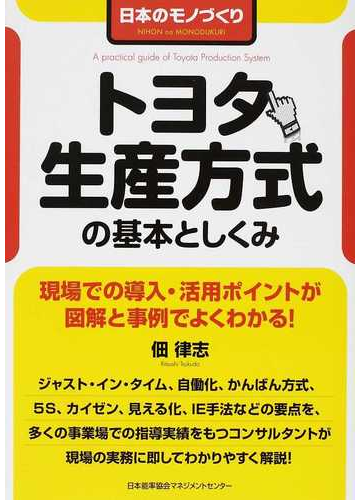 トヨタ生産方式の基本としくみ