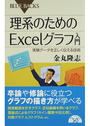 理系のためのｅｘｃｅｌグラフ入門 実験データを正しく伝える技術の通販 金丸 隆志 ブルー バックス 紙の本 Honto本の通販ストア