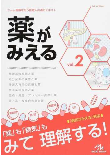 薬がみえる ｖｏｌ ２ 代謝系の疾患と薬 内分泌系の疾患と薬 産婦人科系の疾患と薬 血液系の疾患と薬 免疫 炎症 アレルギー疾患と薬 眼 耳 皮膚の疾患と薬の通販 医療情報科学研究所 紙の本 Honto本の通販ストア