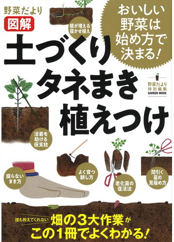 野菜だより図解土づくりタネまき植えつけ おいしい野菜は始め方で決まる の通販 野菜だより編集部 学研mook 紙の本 Honto本の通販ストア