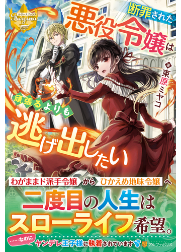 断罪された悪役令嬢は頑張るよりも逃げ出したいの通販 束原 ミヤコ レジーナブックス 紙の本 Honto本の通販ストア