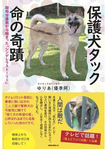 保護犬タック命の奇蹟 殺処分直前から始まった シンデレラストーリー の通販 ゆりあ 紙の本 Honto本の通販ストア
