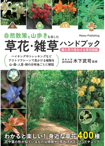 自然散策と山歩きを楽しむ草花 雑草ハンドブック 葉と花で見わける草花図鑑の通販 木下武司 紙の本 Honto本の通販ストア
