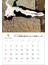 2021幸せを招くハチワレ猫カレンダー