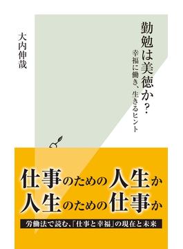 勤勉は美徳か？～幸福に働き、生きるヒント～(光文社新書)