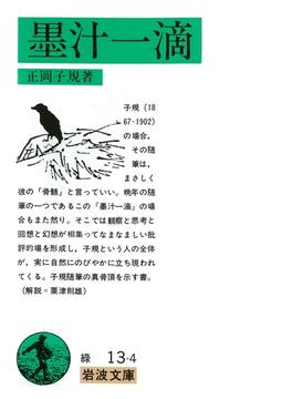墨汁一滴(岩波文庫)
