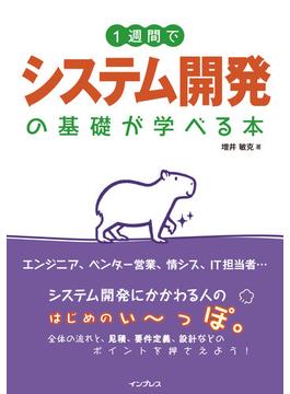 1週間でシステム開発の基礎が学べる本
